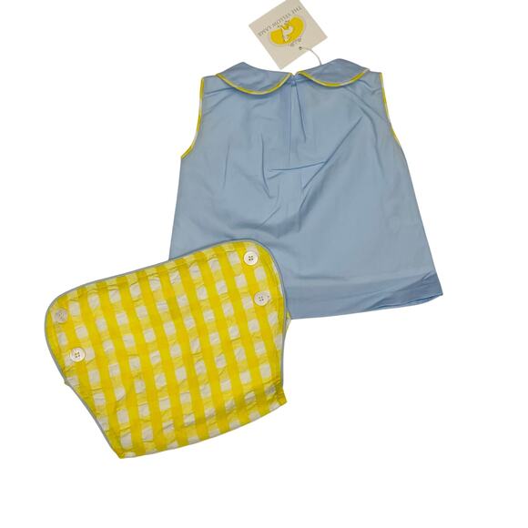 NWT The Yellow Lamb 3M Avery Blue & Yellow Set - Picture 1 of 5